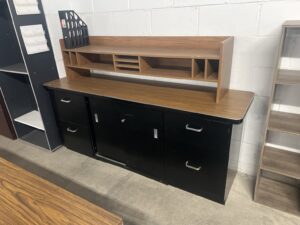 Credenza/  Storage Cabinet w/ Hutch Organizer