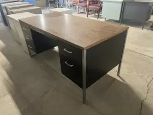 Double Pedestal Office Desk